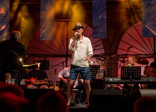 Fotografija 39 - Odijela, ležerne košulje, otkačene kombinacije, svečane haljine: Pogledajte što se nosilo na pozornici 24. Šansone