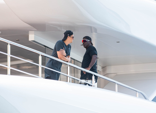 Fotografija 7 - 'Ostavite čovika na miru!' Nije on čovik, on je Michael Jordan: Evo još videa i fotki iz Šibenika