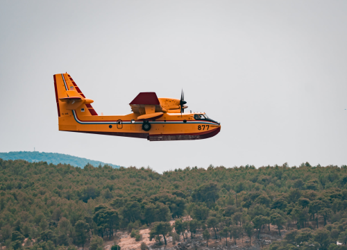 Lokaliziran požar kod Rasline: U gašenju sudjelovale zračne snage i 30 vatrogasaca