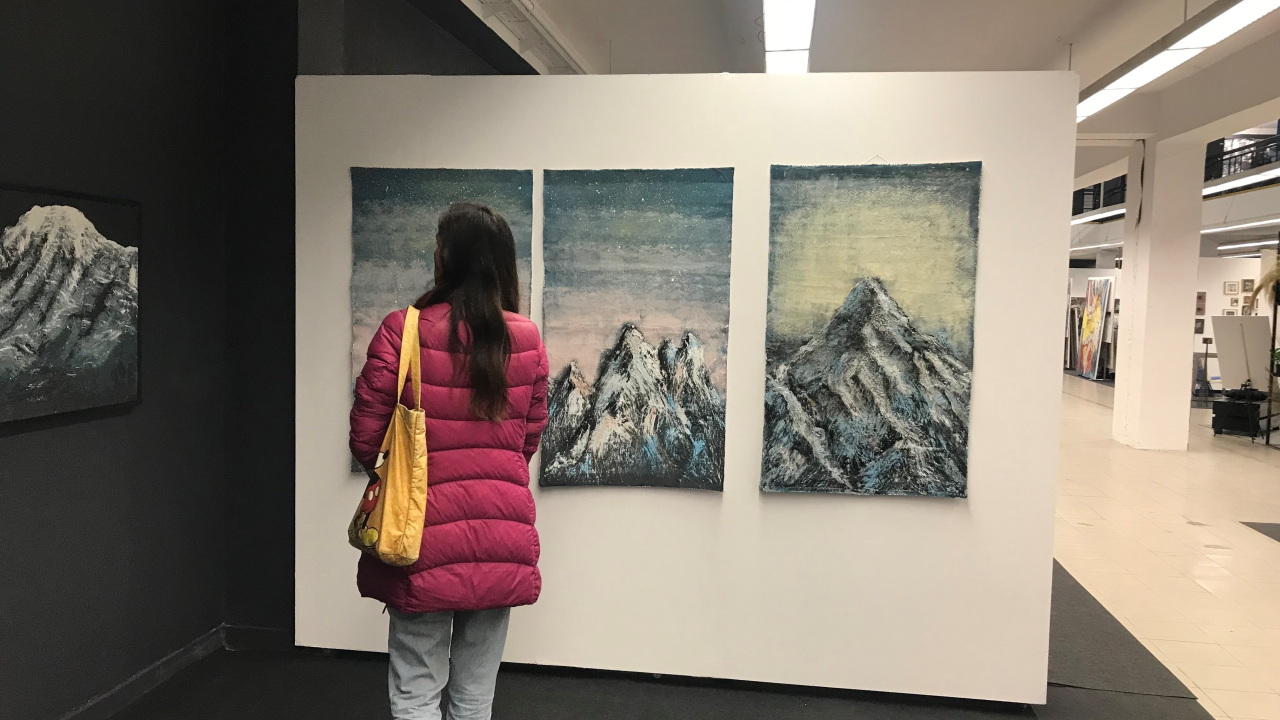 Šibenska slikarica Zdenka Bilušić izlagala na Art Zagrebu, središnjem eventu hrvatskog tržišta umjetnina