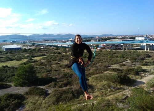 Fotografija 13 - Ova silueta nad kanalom je Šibenčanka Antonia Gašperov: 'Highline je sigurniji od vožnje autom, a adrenalin je najveći neprijatelj u zraku'