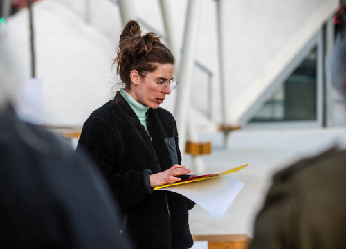 Fotografija 5 - Tridesetak Šibenčana okupilo se na Poljani: Mirno se prosvjedovalo protiv rata u Ukrajini