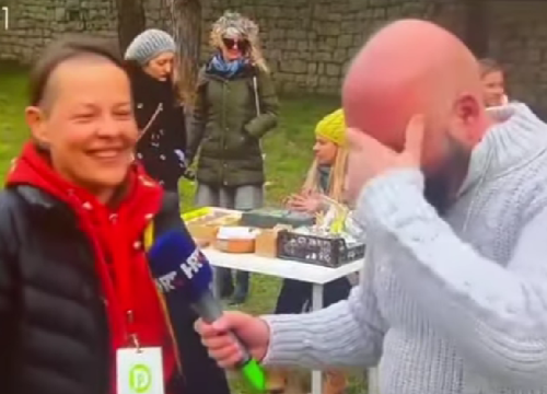 HRT-ov reporter greškom nasmijao gledatelje: 'Tu je voditeljica Dalmatinske banke sperme'