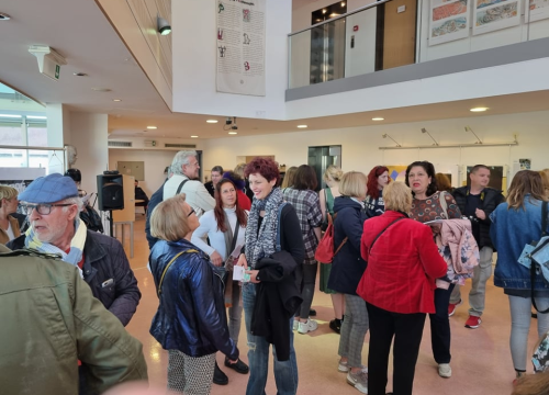 Fotografija 9 - U Galeriji sv. Krševana suvremena japanska tehnika 32 HANGA: 'Ova izložba je jedan most između Šibenika i Tokija'