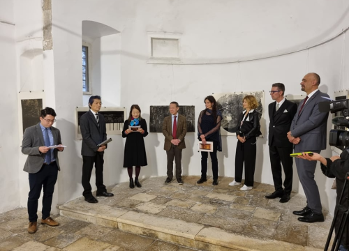 U Galeriji sv. Krševana suvremena japanska tehnika 32 HANGA: 'Ova izložba je jedan most između Šibenika i Tokija'