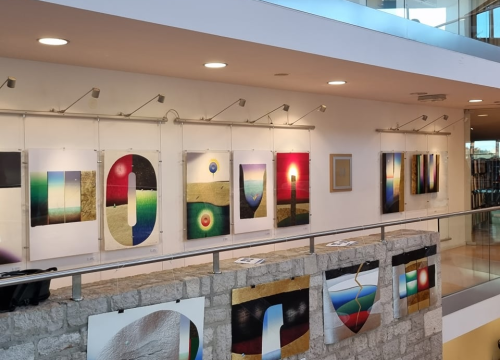 Fotografija 2 - U Galeriji sv. Krševana suvremena japanska tehnika 32 HANGA: 'Ova izložba je jedan most između Šibenika i Tokija'