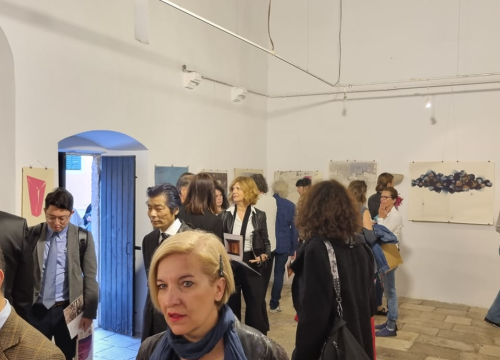 Fotografija 13 - U Galeriji sv. Krševana suvremena japanska tehnika 32 HANGA: 'Ova izložba je jedan most između Šibenika i Tokija'