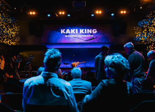 Fotografija 4 - Spektakularne slike na pozornici Arsena: 'Boginja gitare' Kaki King u Šibeniku doslovno obojala zvuk!