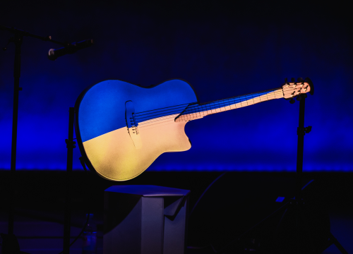 Fotografija 21 - Spektakularne slike na pozornici Arsena: 'Boginja gitare' Kaki King u Šibeniku doslovno obojala zvuk!
