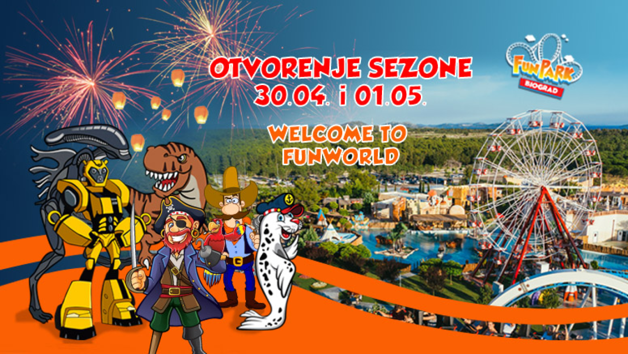 Fun Park Biograd otvara sezonu uz odličan zabavni program i vatromet!