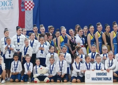 Veliki uspjeh Vodiških mažoretkinja: Izborile prolaz na državno prvenstvo