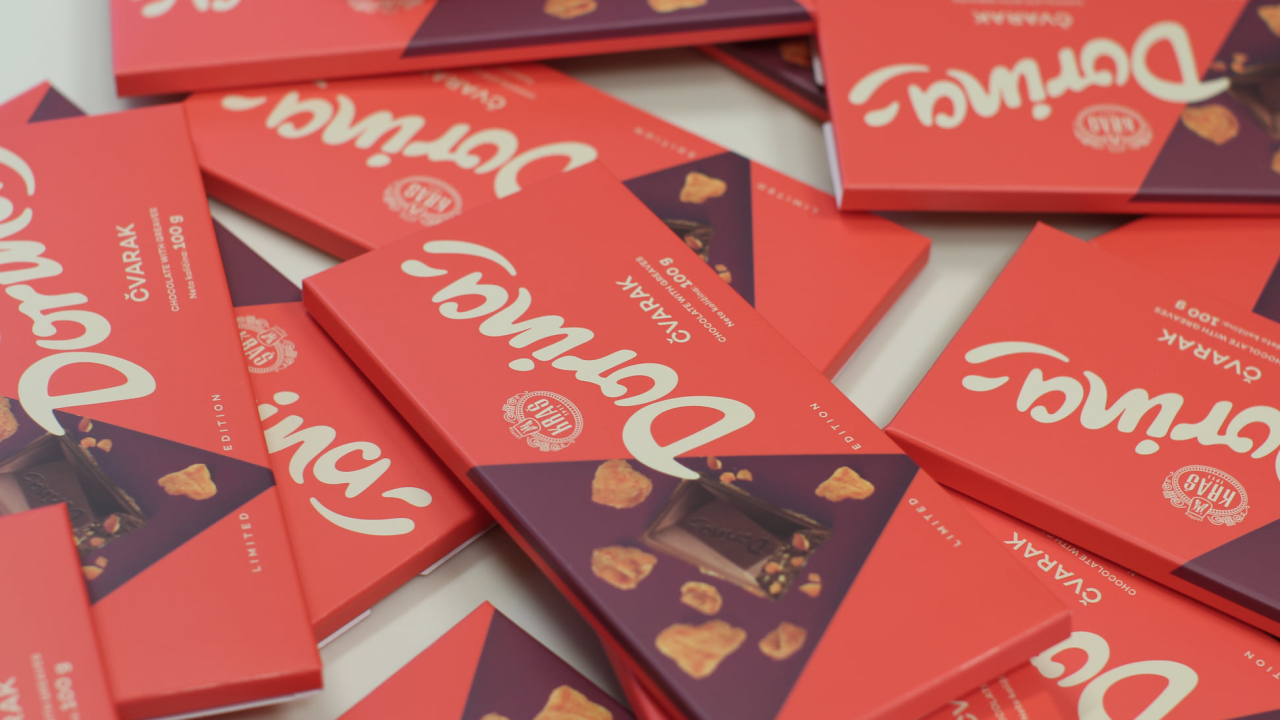 Kraš napravio čokoladu s čvarcima