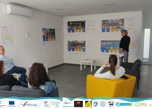 Fotografija 2 - Prezentirani prijedlozi strateških planova za prostore u vlasništvu Općine Murter-Kornati: Raduč, Sokolana, Amphorarium...