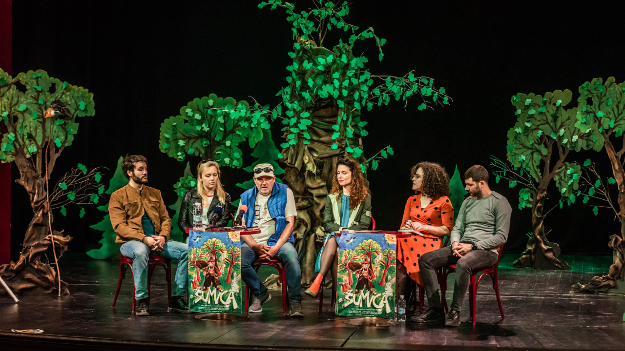 Premijera predstave za djecu 'Šumica' u šibenskom kazalištu: 'Živjeli žirevi i lješnjaci!'