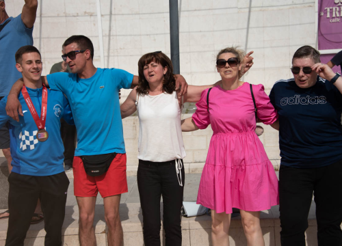 Osvajač europske bronce u taekwondou Josip Teskera svečano dočekan u Kninu