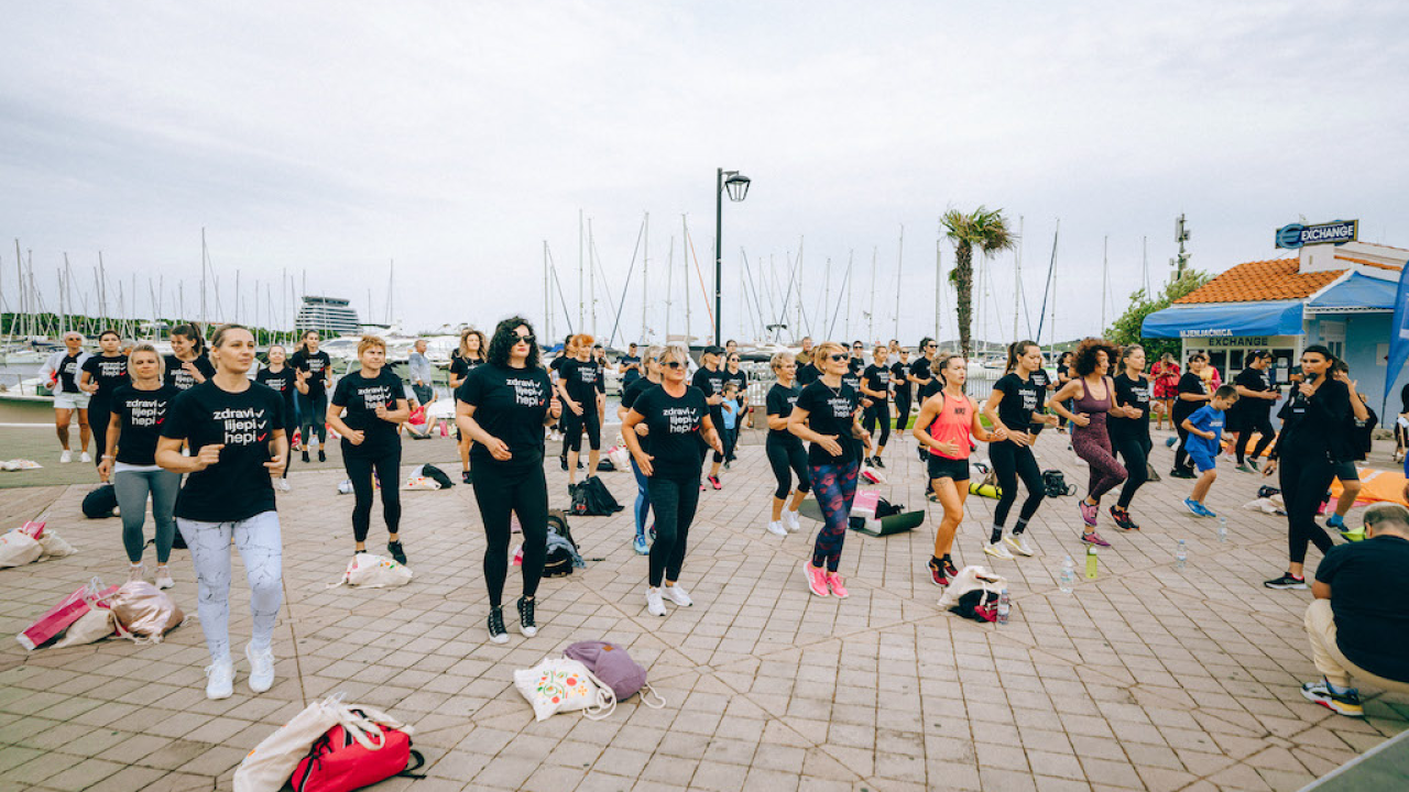 Stotinu vježbača na tradicionalnom treningu Aktivne Hrvatske
