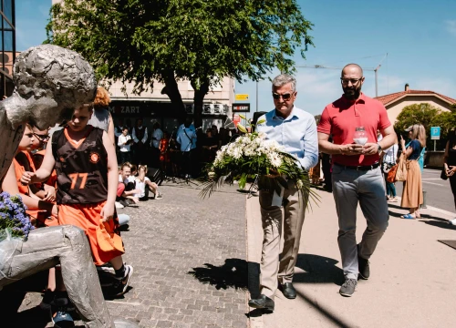 Fotografija 16 - Obilježena 29. godišnjica smrti Dražena Petrovića: 'On je bio veliki igrač, vođa, kapetan i još veći čovjek'