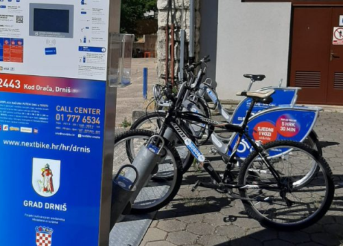 Drniš dobio sustav javnih bicikli koji će biti u funkciji do sredine rujna