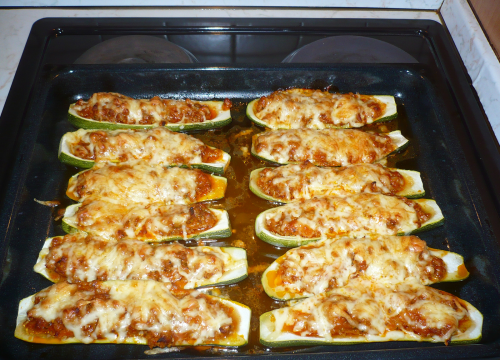 Recept za zapečene tikvice punjene mesom i sirom