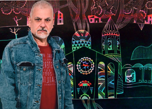 'Gradovi s onu stranu': Šibenski umjetnik Boris Čelar izlaže u Gradskoj knjižnici