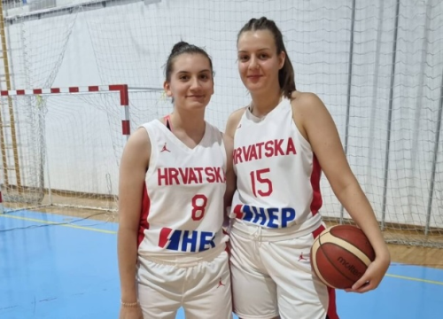 Šibenske košarkašice Ćuklin i Milković na juniorskom Europskom prvenstvu