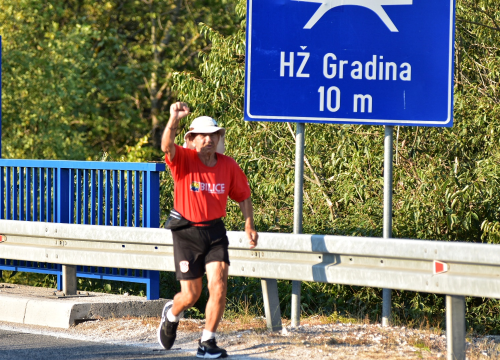 Biličanin Mladen Slavica održao riječ, istrčao 56 kilometara do Knina