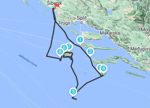 Fotografija 13 - Bili smo na Palagruži, Lastovu, Proizdu i Biševu: Plaže na kopnu su ok, ali ništa se ne može usporediti s jedrenjem oko dalmatinskih otoka