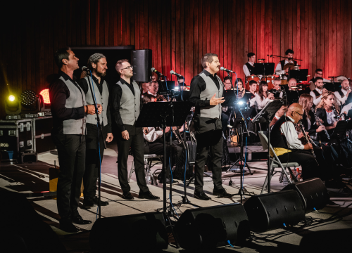 Fotografija 9 - Od Zvona moga grada do Noćas te sanjam majko: Prava šibenska večer na Mihovilu uz Glazbu i 4 Tenora