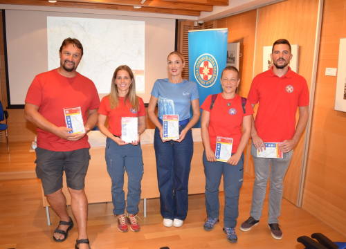 Novi turističko-planinarski zemljovid NP Krka izradili su šibenski HGSS-ovci