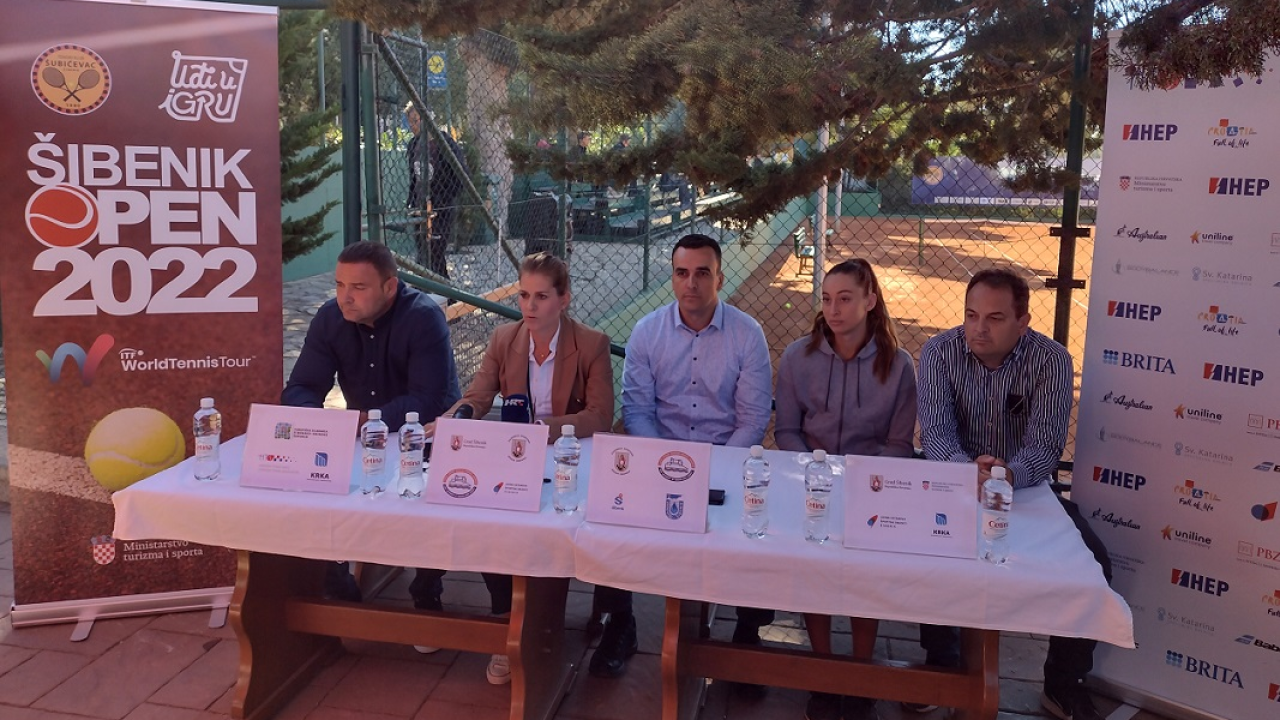 Predstavljen teniski turnir "Šibenik Open 2022": U planu je i izgradnja teniske dvorane