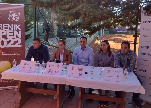 Predstavljen teniski turnir "Šibenik Open 2022": U planu je i izgradnja teniske dvorane