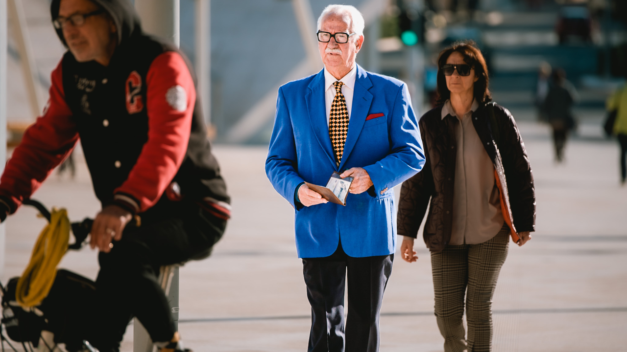 Stil ovog gospodina nas je oduševio, donio je dašak zlatnog doba Hollywooda na šibenske ulice