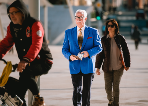 Stil ovog gospodina nas je oduševio, donio je dašak zlatnog doba Hollywooda na šibenske ulice