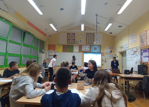 Fotografija 12 - Osnovna škola Brodarica ugostila učenike i kolege iz Rumunjske u okviru K1 projekta