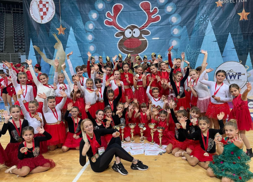 Sjajan debitantski nastup za mažoretkinje Grada Šibenika: Kući se vratile s dva prva i jednim drugim mjestom