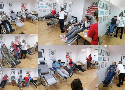 U Kninu uspješno održana prva ovogodišnja akcija darivanja krvi