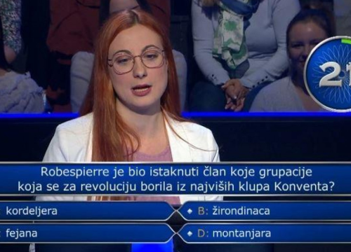 Djevojka koja je rasturila u ‘Milijunašu‘ kći je bivšeg ministra