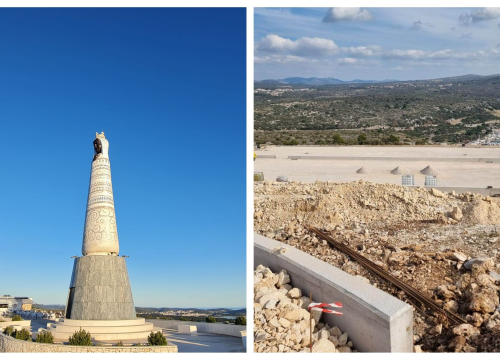 Jedna dobra, jedna loša vijest iz Primoštena: Na vidikovcu Gospe od Loreta novi parking, s njega ukraden bakar