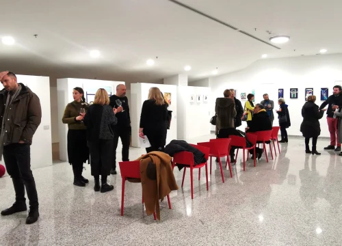 Fotografija 24 - Promocija šibenske umjetnosti u slavonskoj metropoli: U Osijeku otvorena izložba članova Grupe 9!