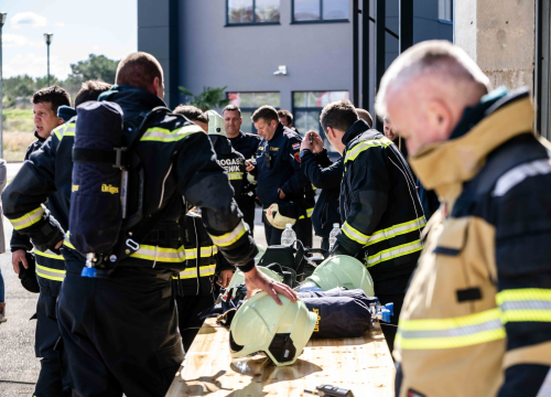 Fotografija 2 - U Vodicama predstavljeni rezultati projekta FIRESPILL: 'Kroz simulator plamenih udara u mjesec dana prošlo 220 vatrogasaca'