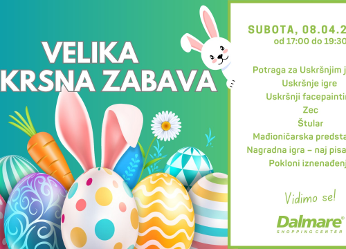 Fotografija 4 - Veseli uskrsni blagdani za najmlađe u Dalmare centru!