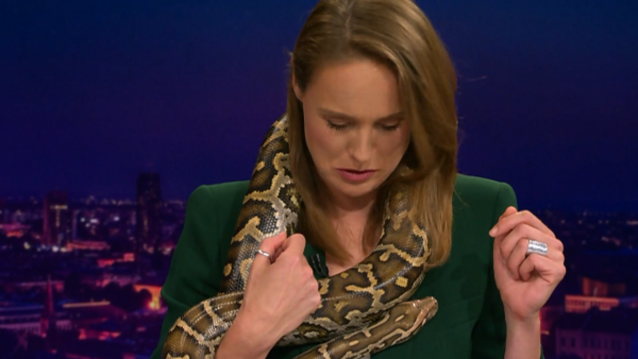 Mojmira vodila Direkt s indijskim pitonom Abdulahom oko vrata