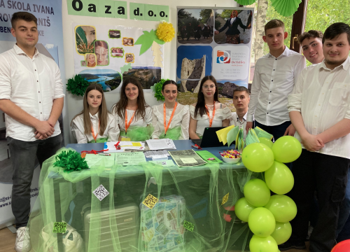 Drniški srednjoškolci na Europskom tjednu poduzetništva i Međunarodnom sajmu vježbeničkih tvrtki