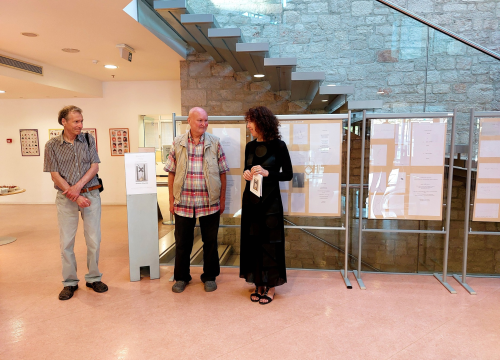 U knjižnici otvorena izložba stihova i crteža Vladimira Slavičeka