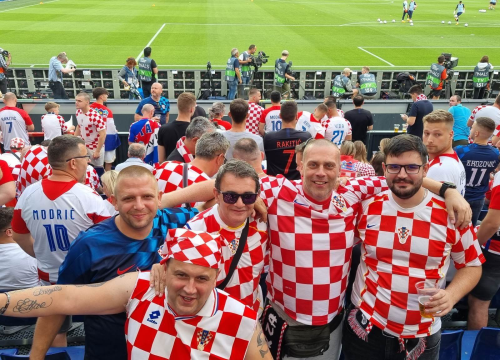 Šibenčani stigli na stadion: Atmosfera je fenomenalna