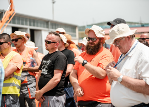 Fotografija 6 - Radnici Cesta Šibenik ustraju u štrajku: 'Direktor sigurno odlazi, sada je na županu da zaustavi ovu situaciju'