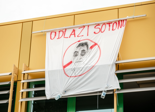 Fotografija 8 - Radnici Cesta Šibenik ustraju u štrajku: 'Direktor sigurno odlazi, sada je na županu da zaustavi ovu situaciju'