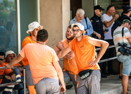 Fotografija 4 - Radnici Cesta Šibenik održali novi prosvjed: 'Župan uništava ovu tvrtku i ove ljude'