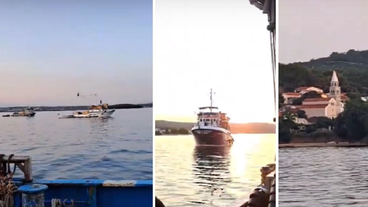 Ribari u Tkonu sirenama ispratili kolegu kojega je jahta ubila u Murterskom moru