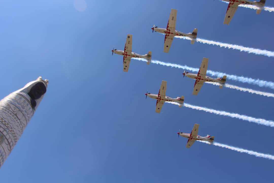 Krila Oluje preletjela Primošten: Evo kako su izgledala